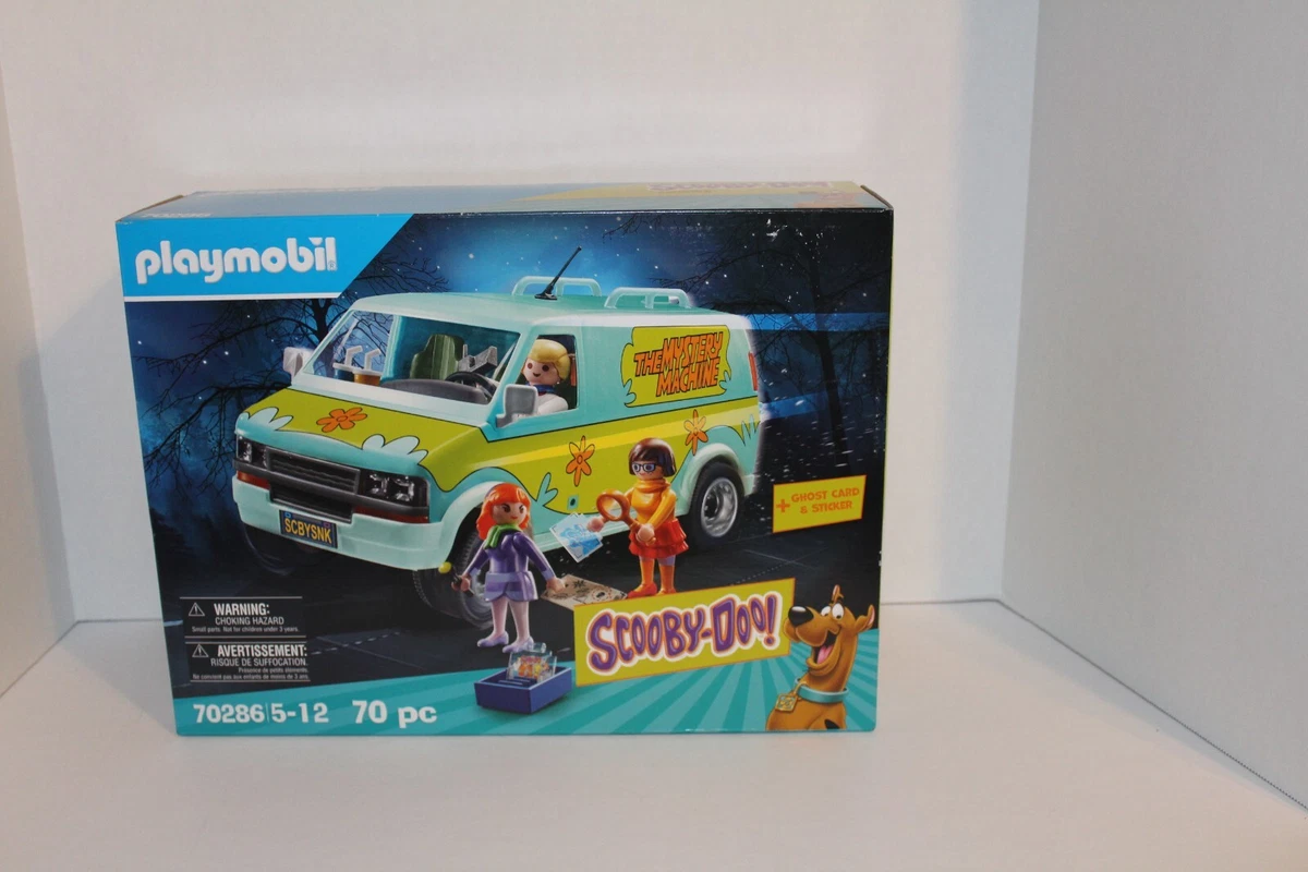 Playmobil Scooby Doo Mystery Machine 70 pc New in Box #70286 Ages 5-12