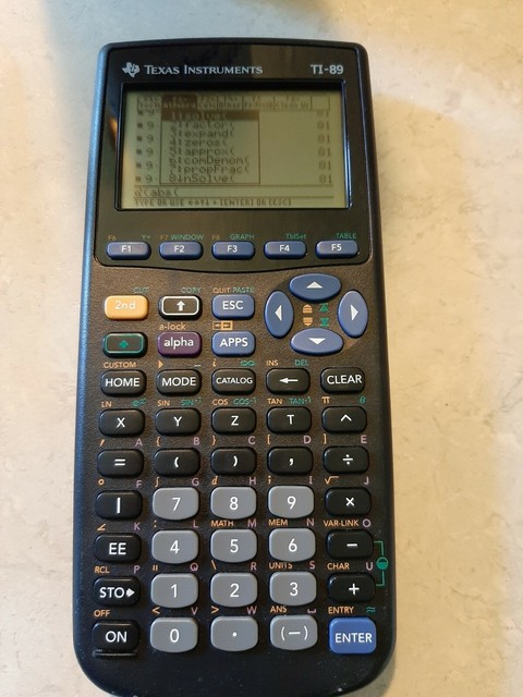 Texas Instruments TI 89 Titanium Graphing Calculator For Sale Online EBay
