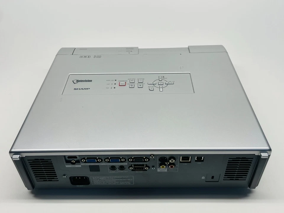 Sharp PG-D40W3D DLP WXGA Conference Room Projector 4000 Lumens 1524 Hours - Image 4 of 4