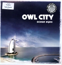 OWL CITY - Ocean Eyes (Record, 2009) Double LP White & Transparent Blue SEALED