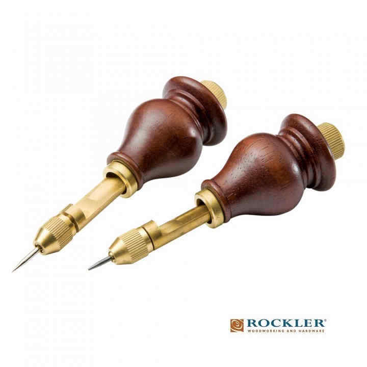 Pointes de compas à verge Rockler pour traçage de cercle de grand diamètre