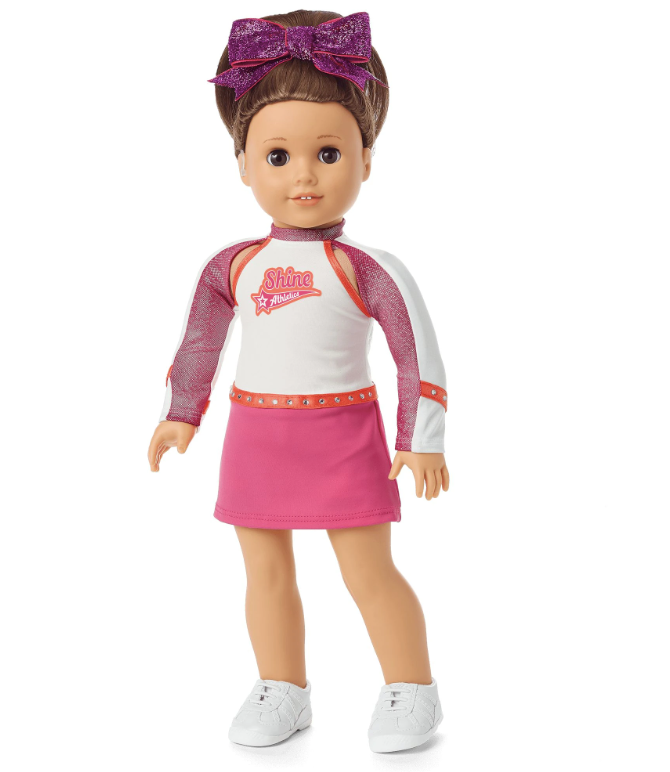 NEW American Girl Doll JOSS Competition HAIR BOW SOCKS Nfinity