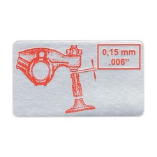 New Vw Type 3 Valve Adjust Sticker Decal 1961-1973 New Vw Type 3 Valve Adjust Sticker Decal 1961-1973