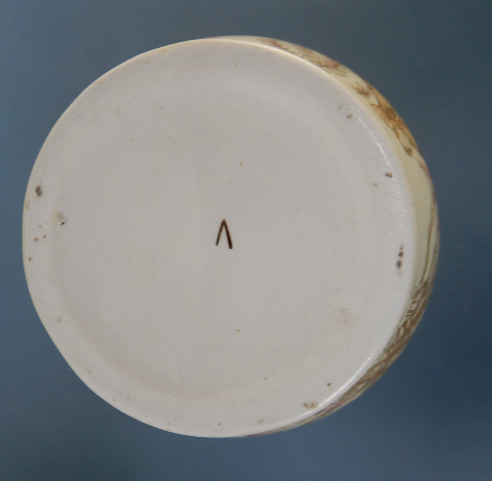 Antique Alba China Bona Fama Melior Ironstone Pottery Small Vase 5-3/8" High