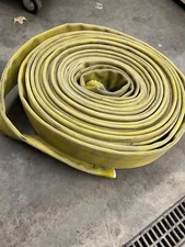 8" wide cloth Fire hose for boat docks, abrasion protection etc. 10’ length