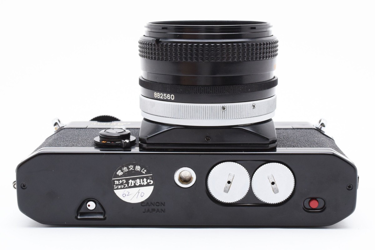 Near MINT】Canon EF SLR 35mm Film Camera FD 50mm F1.8 s.c.