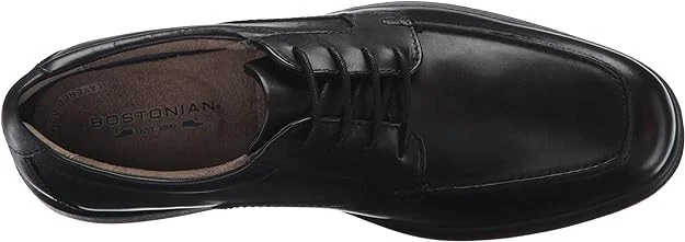 Men's Bostonian Tifton Edge Oxford Dress Shoes, Black Leather, 10M, NIB - Image 4 of 4