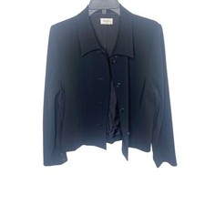 Seaisle black blazer EUC cropped classic lined cropped size 8 Career
