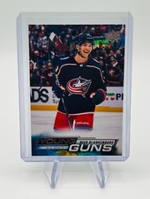 NICK BLANKENBURG 2022 Upper Deck Series 1 Hockey #202 Young Guns Blue Jackets
