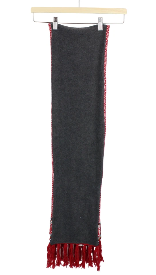 Cachecol longo nórdico Superdry masculino tamanho único lã padrão mistura angorá lã - Imagem 4 de 4