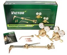 0384-0807 Victor Journeyman 450 Torch Kit Set With Regulators CA2460 315FC SR450