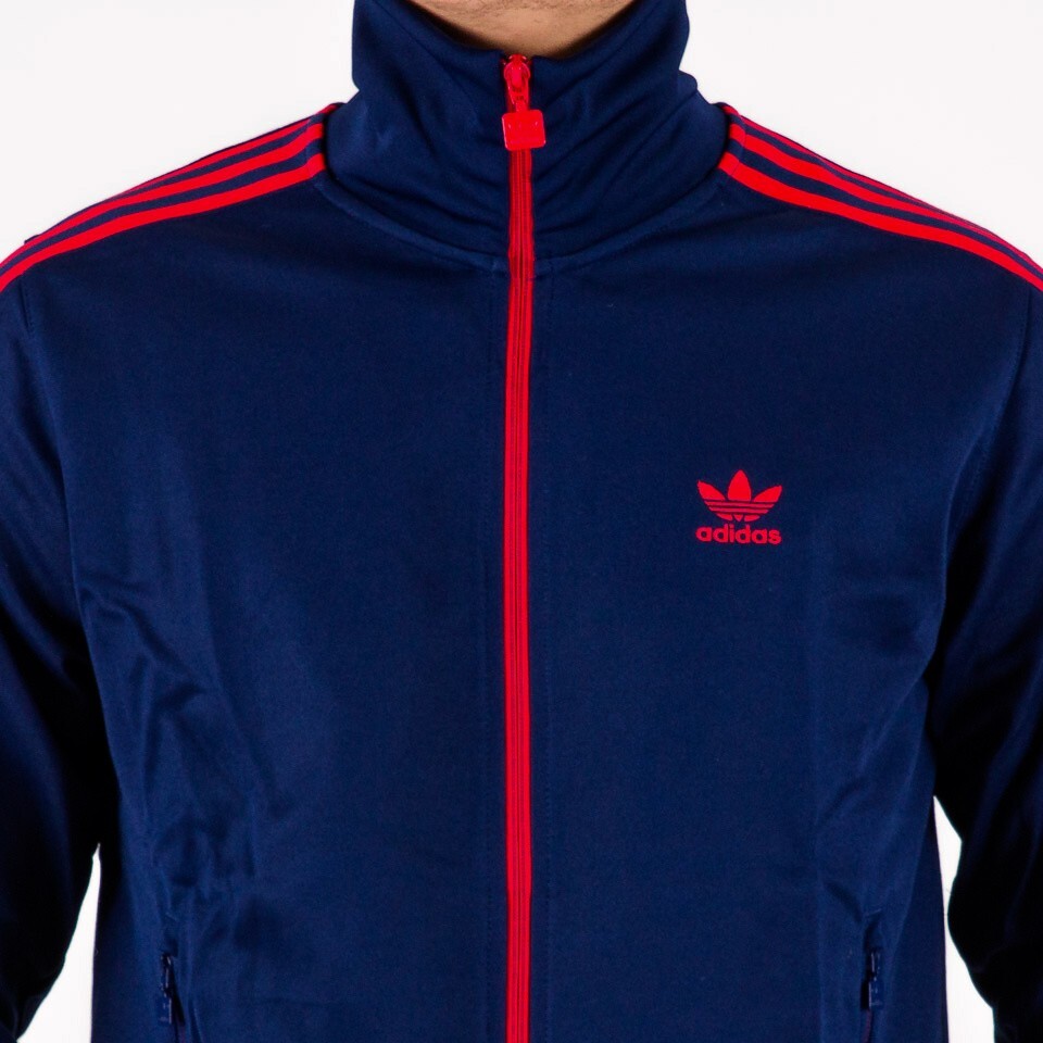XL adidas OG MEN'S BECKENBAUER TRACKSUIT JACKET & PANTS Blue