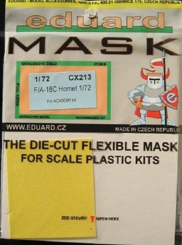 F-18C Hornet Mask for Academy CX 213 