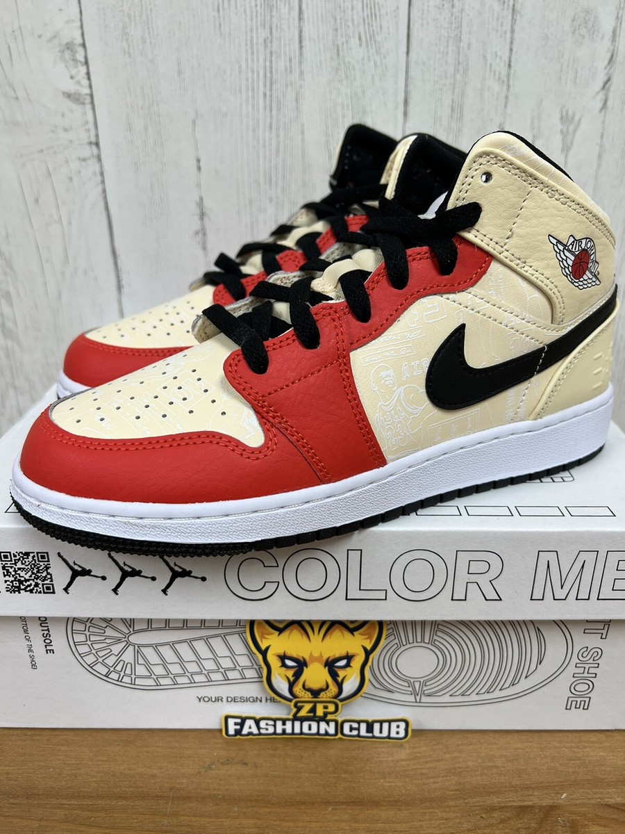 Air Jordan 1 Mid SS 88 Dunk Contest DV7012-100 GS Size 4Y-7Y Air Jordan 1 Mid SS 88 Dunk Contest DV7012-100 GS Size 4Y-7Y