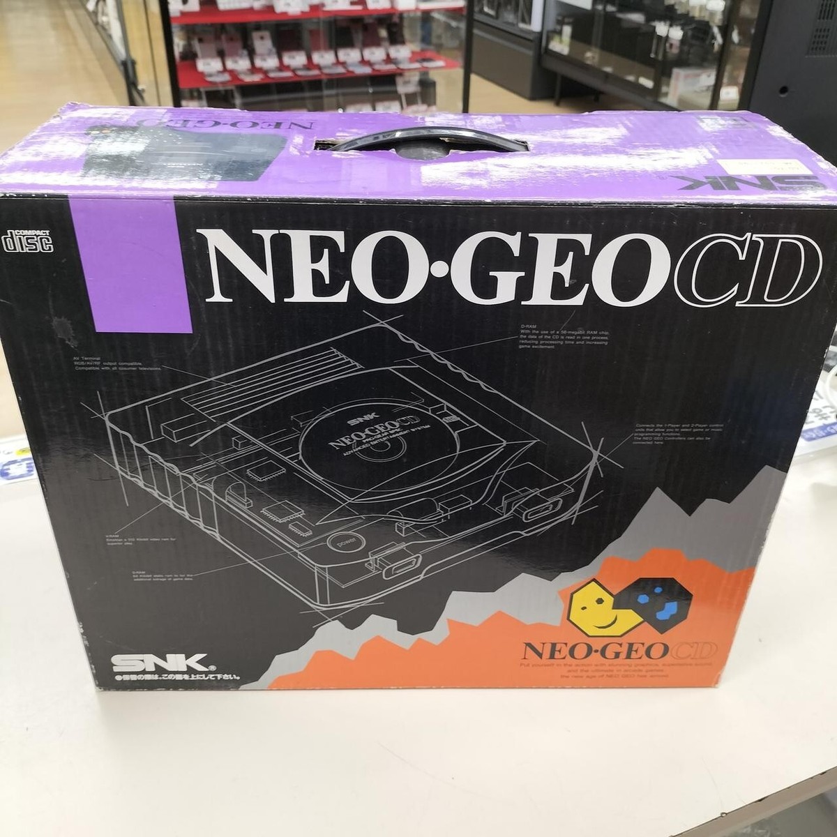 Neo Geo CD Console SNK CD-T01 Working Boxed | eBay