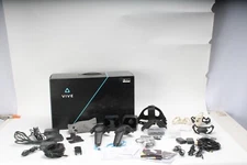 HTC Vive Virtual Reality VR Base Stations, Hand Controllers and Accessories LOT