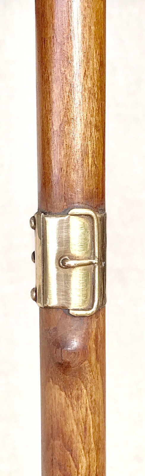 Vintage Antique 1894 Gold Filled Belt Buckle Mount Knobby Walking Stick Cane Old image 6