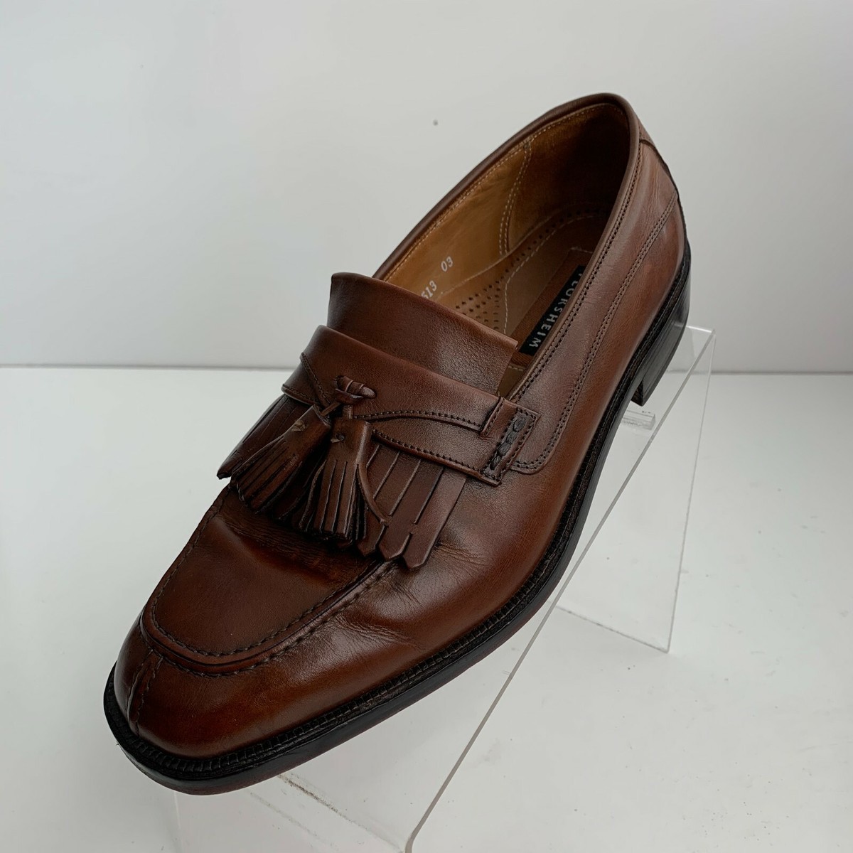 Florsheim Brown Leather Tassel Kiltie Loafers Florsheim Burgundy Leather Kiltie Tassel Wingtip... | Depop main image 3