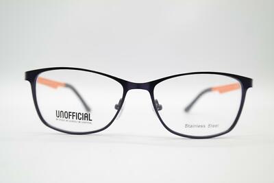 Unofficial UNOF0145 Violet Orange Oval Glasses Frame Eyeglasses New