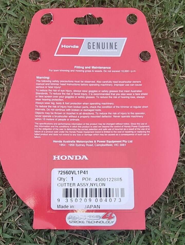 GENUINE HONDA SPEED FEED LINE TRIMMER HEAD UMS425 TRIMMER BRUSHCUTTER