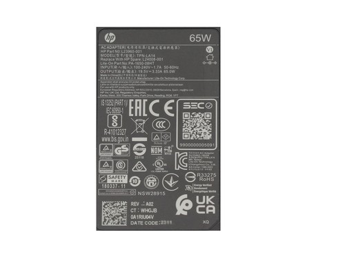 HP 17-bs100 Original Netzteil 65,0 Watt abgerundete Bauform - Bild 5 von 5