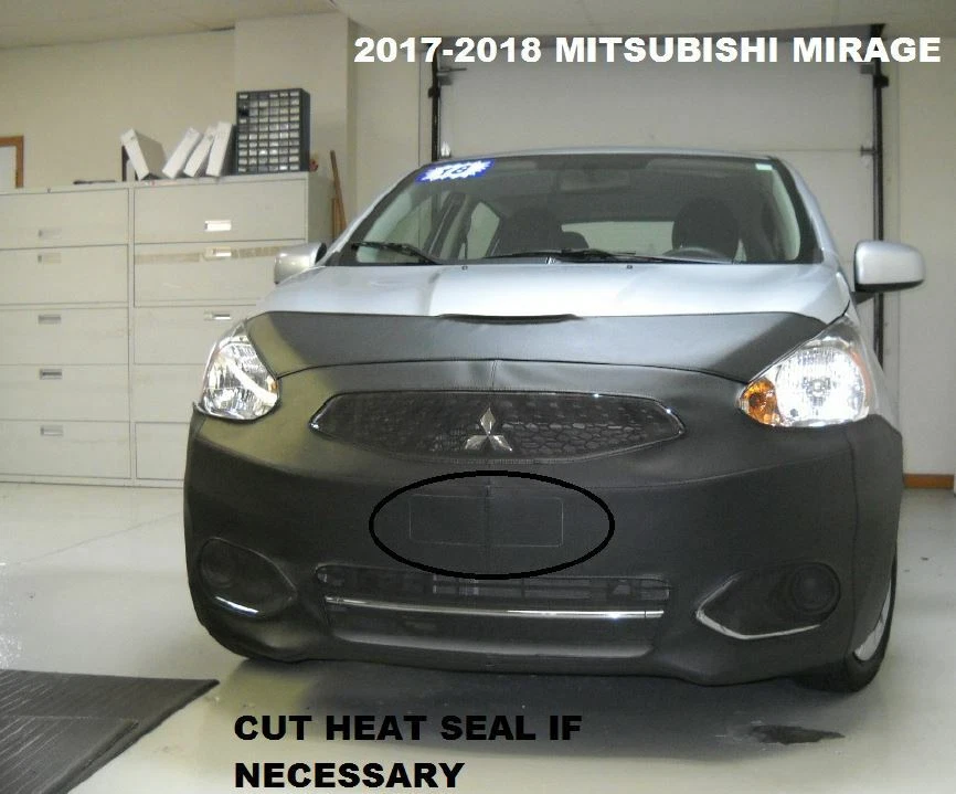 Sujetador con cubierta de máscara frontal Lebra para Mitsubishi Mirage 2017-2020 17 18 19 20 Foto 2 de 3