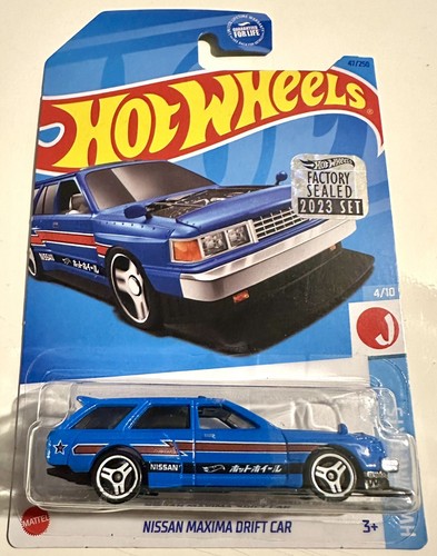 Hot Wheels Nissan Maxima Drift Car Blue #47 - 2023 HW J-Imports Factory Sealed