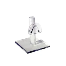 2 Pc 3" High Lucite Acrylic Single Eyeglass Display Fixture Countertop Stand