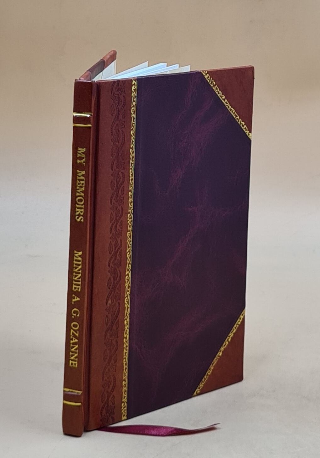 Leather Bound Memoirs on the Founding History of Our Town  