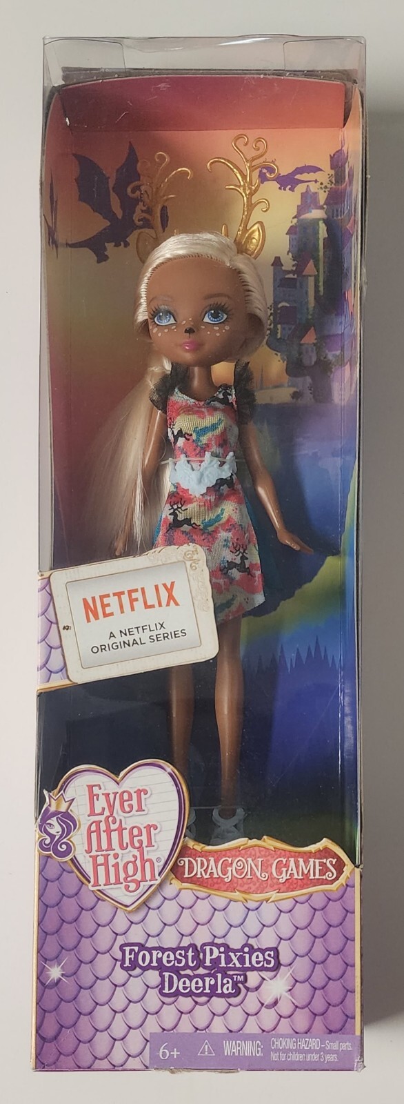Year 2015 Ever After High Dragon Games 8 Inch Doll - Forest Pixies DEERLA!      