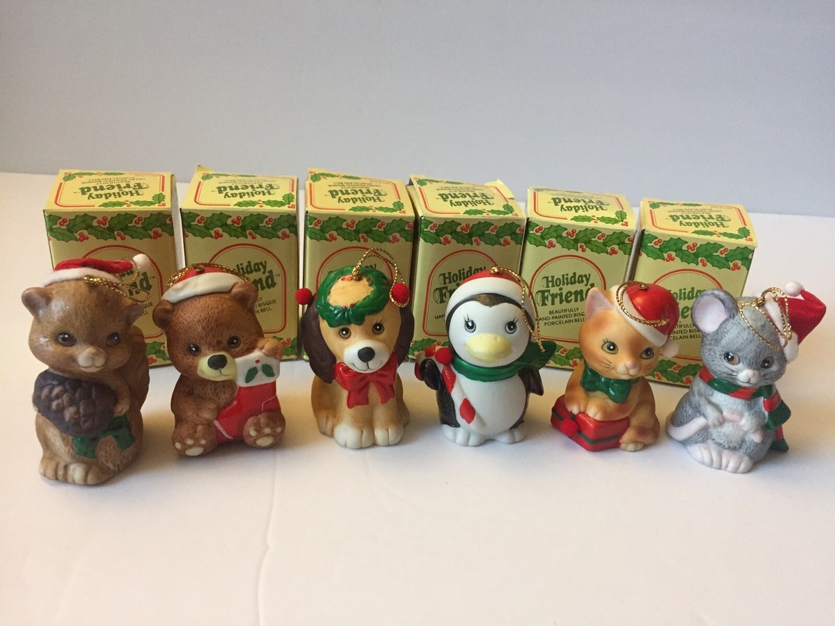 小物 sherry Vintage JSNY Set of 6 Holiday Friend Christmas Tree Bell