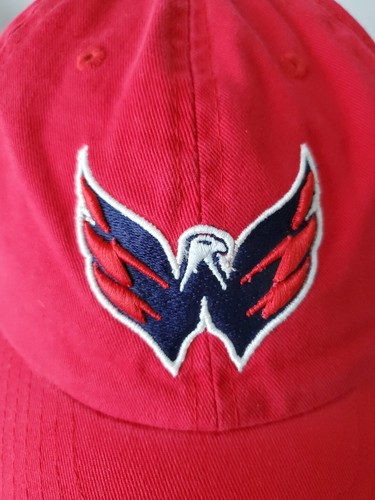New Era Washington Capitals NHL Hat Baseball Strapback Dad Cap Adjustable Red - Picture 4 of 8
