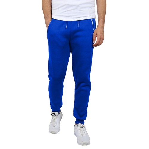 Mens Fleece Track Jogger Pants Sweatpants Running Active Sports Lounge Gym NEW - Picture 24 of 30