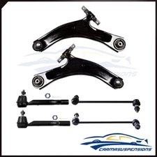 Front Control Arm Sway Link Tie Rod End Suspension Kit 6pc for Nissan Rogue