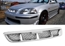 For 96-98 Honda Civic Ek 234dr Mug Style Jdm Abs Front Mesh Grill Grille