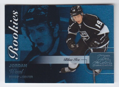 2015-16 FLEER SHOWCASE FLAIR JORDAN WEAL RC /199 BLUE ICE ROOKIES SEAT 49 Kings