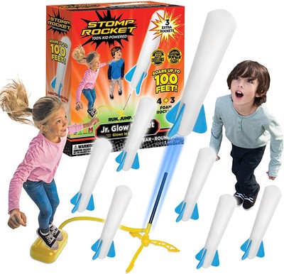 Schaumrakete Stomp Rocket Jr. Glow 365044 Glow in the Dark 22 x 54 x 75 cm