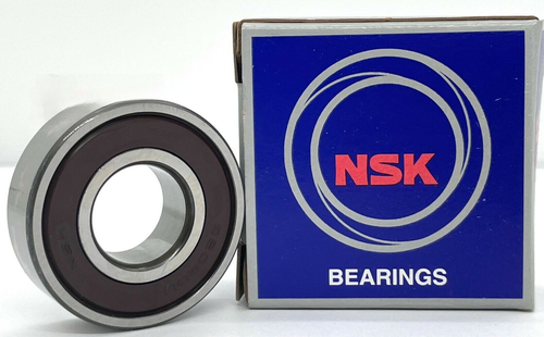 NSK 6202 DDU C3 CUSCINETTO A SFERE SCANALATO PROFONDO, GOMMA SIGILLATA 15x35x11mm 6202 2RS - Foto 1 di 3