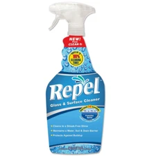 25 Oz. Repel Glass Cleaner Nano Shield Tech Solvent Free Non Toxic Earth Safe