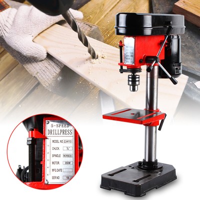 Brand New 13mm Bench Top Drill Press 5 Speed 110v 350w Adjustable