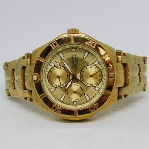 Armitron 20/4224GP All St. Steel Quartz Women's Watch Sz. 5 3/4" New