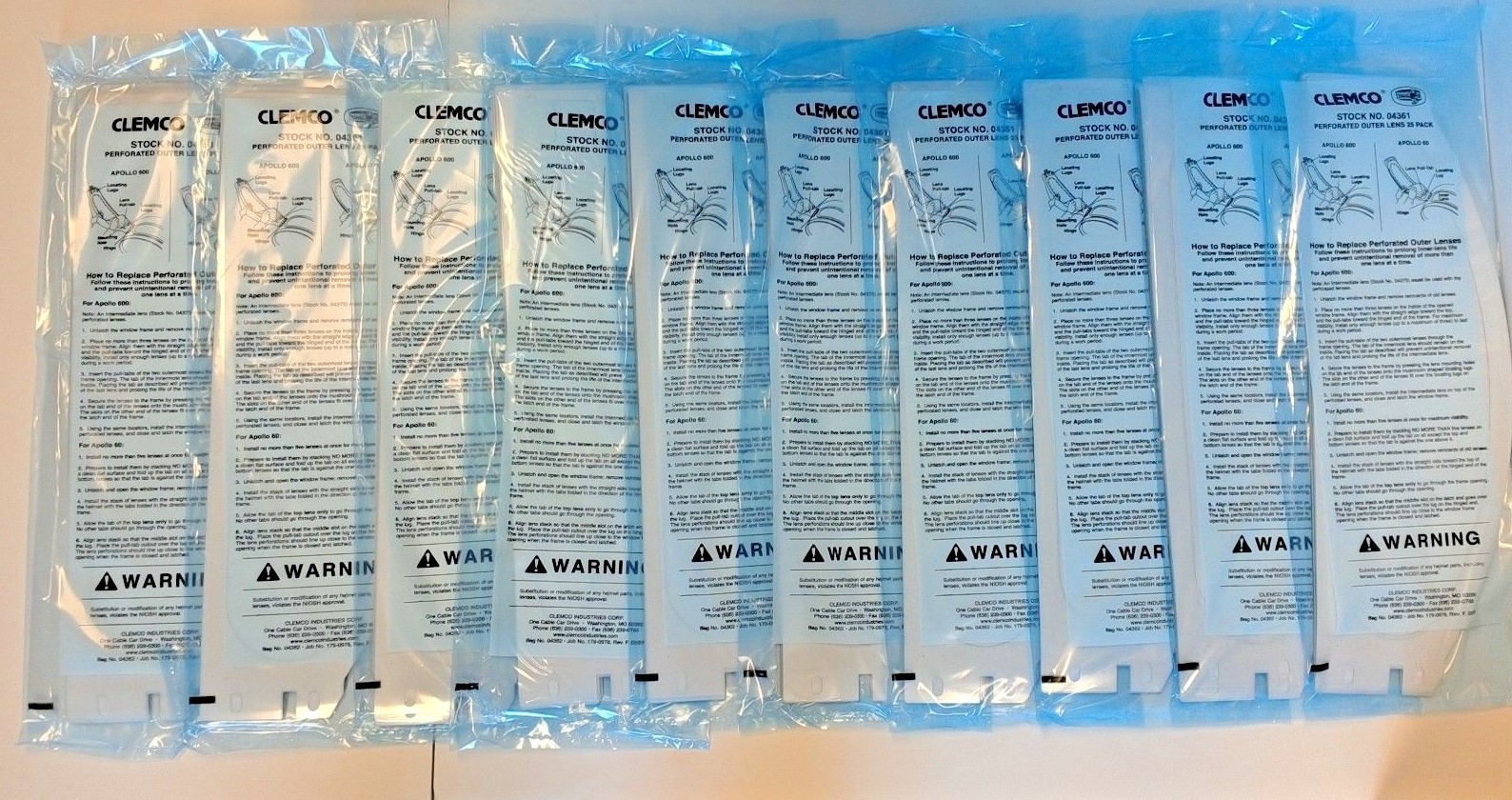 Pezzi Di Ricambio Clemco Casco Per Sabbiatura Apollo 600