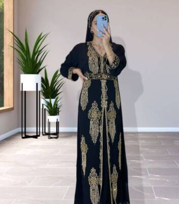 Luxury Dress Moroccan Dubai Kaftan Wedding Bridesmaid African Gown For  Women | eBay