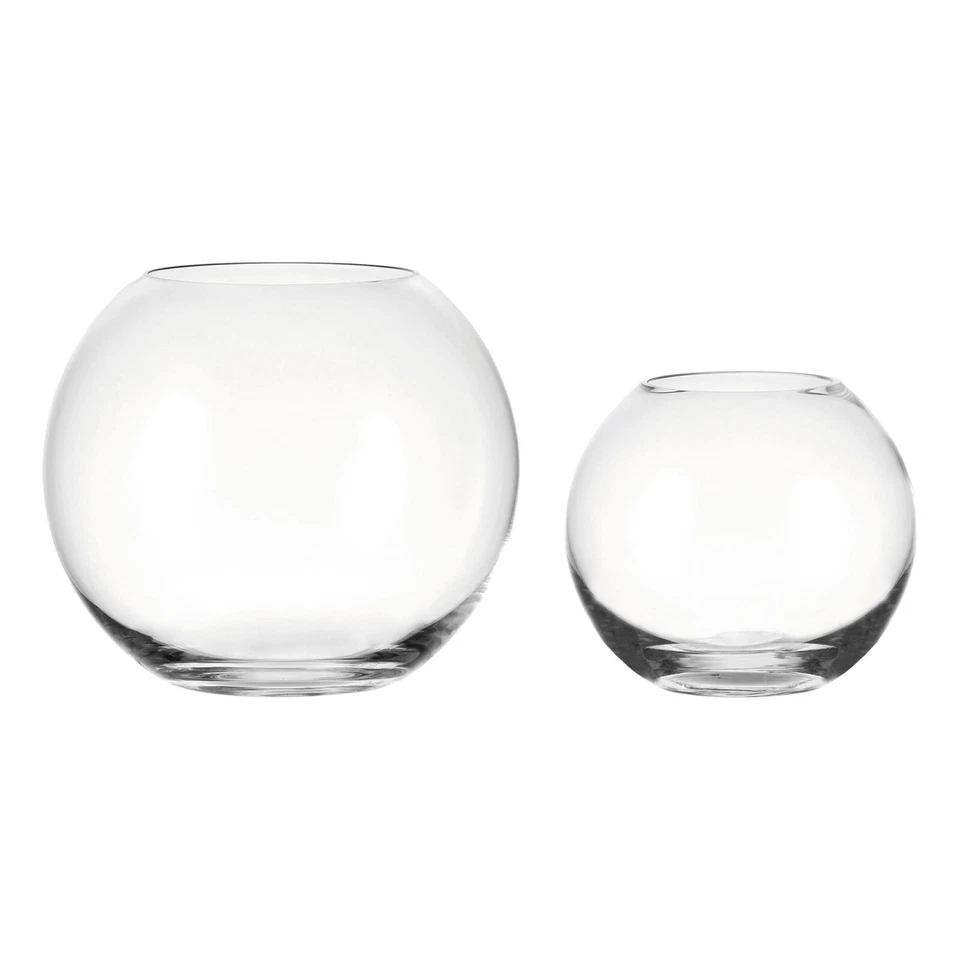 Leonardo BOCCIA Kugelvase Glasvase Blumenvase Dekovase Rund Tischvasen