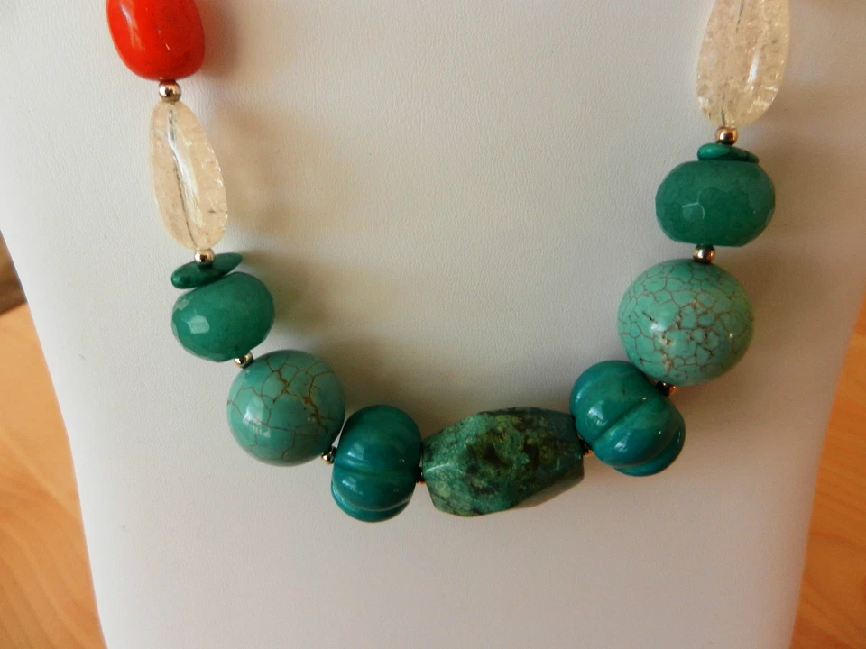 Collar multipiedra vibrante BARSE Foto 3 de 4