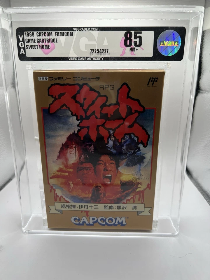 1989 Nintendo Famicom NES Sweet Home Graded VGA 85 NM+ Pre-Resident Evil NEW - Image 4 of 4