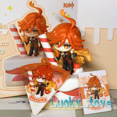 Official miHoYo Genshin Wondrous Travels Mavuika Figure Doll Cake PVC Toy Model