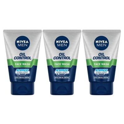 Nivea Oil Control Face Wash 100ml Pack of 3