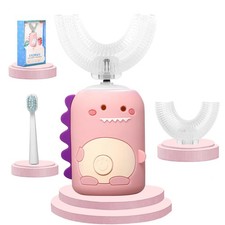 KAQINWX Kids U Shaped Electric Toothbrush for Age 2-12, Rechargeable Toddler ...