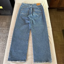 LEVI  S 30x29 RIBCAGE STRAIGHT ANKLE PREMIUM BIG E BUTTON FLY WOMENS JEANS